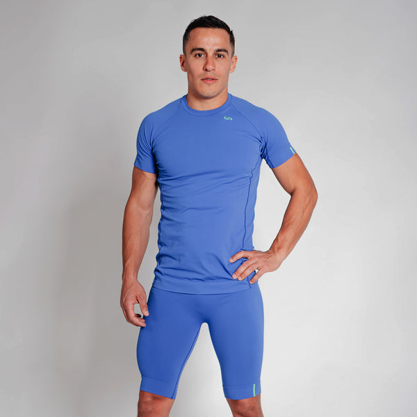 SHORTS FIR CARE COD.SH2-212359 – DISPOSITIVO MEDICO CLASSE I •	ID.BD/DM2807219 - Uomo - Col.Active Indaco