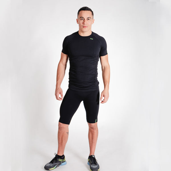 SHORTS FIR CARE COD.SH2-212359 – DISPOSITIVO MEDICO CLASSE I •	ID.BD/RDM2807219  - Uomo Col.Nero