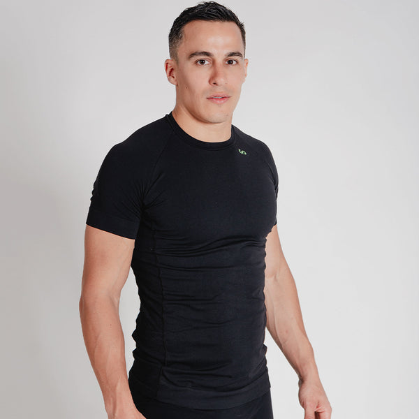T-SHIRT MUSCLE FIT GSCLOSURE FIR CARE COD.TS6-212359 - DISPOSITIVO MEDICO CLASSE I •ID. BD/RDM2808659 - Col.Nero