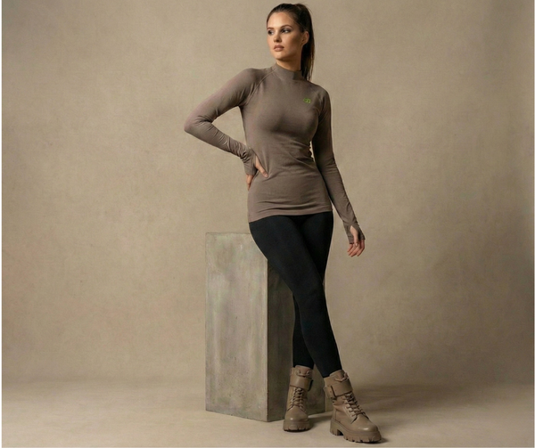 MAGLIA MANICHE LUNGHE FIR CARE EXPLORE  •  DM CLASSE I •  COL.GREIGE
