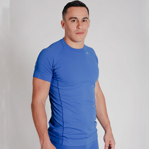 T-SHIRT MUSCLE FIT GSCLOSURE FIR CARE COD.TS6-212359 - DISPOSITIVO MEDICO CLASSE I •ID. BD/DM2808659 - Col.Active Indaco
